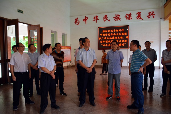 阳江人大来梅考察县乡人大工作（一）
