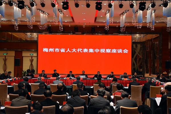 省人大代表开展集中视察陈敏参加座谈会（一）