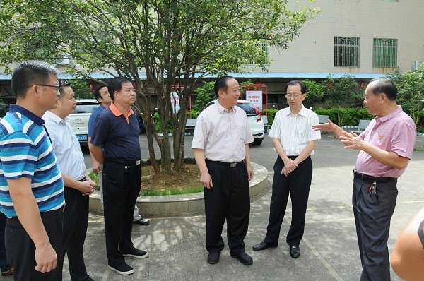 曾小华到梅江区西郊街道督导创文工作