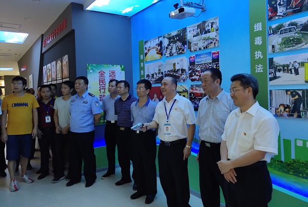 省人大调研组来梅开展禁毒监督调研（一）