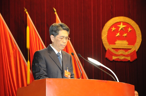 黎健平作人大常委会工作报告