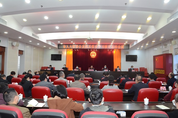 市人大常委会及机关召开党史学习教育总结会议