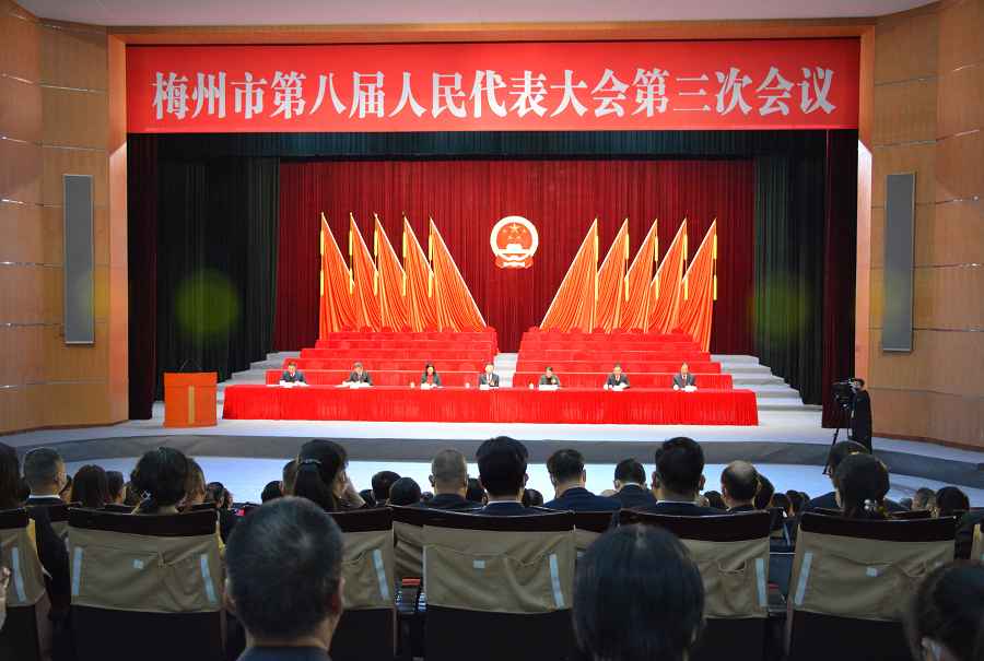 市八届人大三次会议举行预备会议
