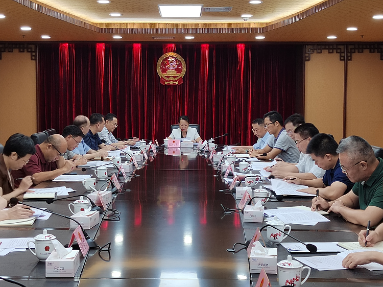 市人大常委会党组会议召开