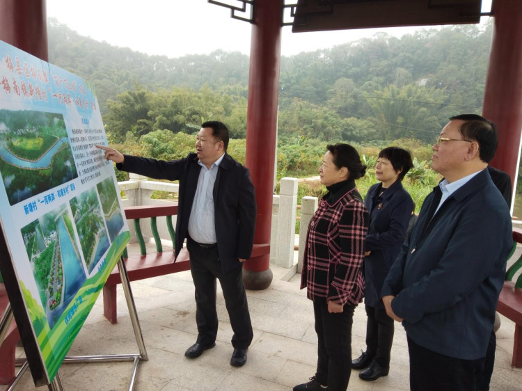 市人大常委会领导到定点联系的县镇调研督导“百千万工程”实施情况