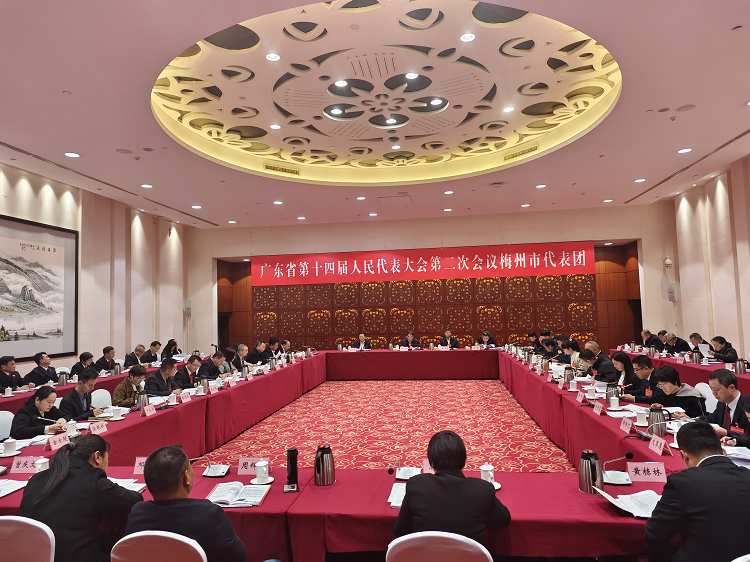 梅州团继续召开代表团会议