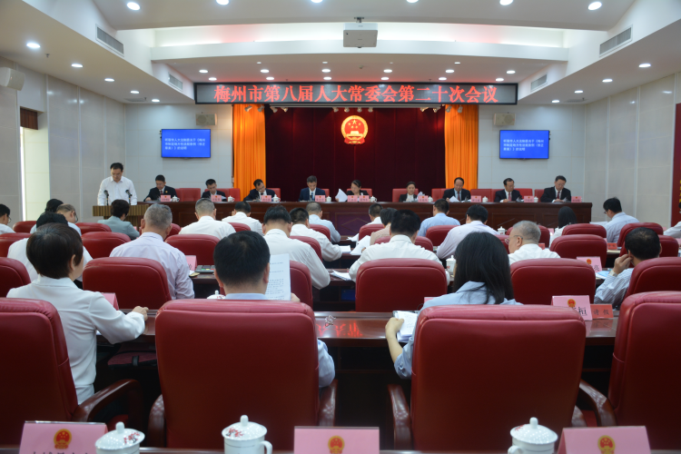 市八届人大常委会第二十次会议召开