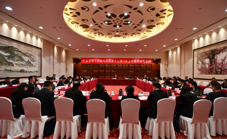 梅州团继续召开代表团会议